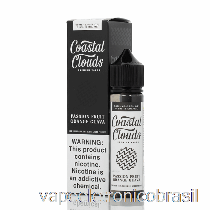 Vape Vaporesso Maracujá Laranja Goiaba - Nuvens Costeiras Co. - 60ml 3mg